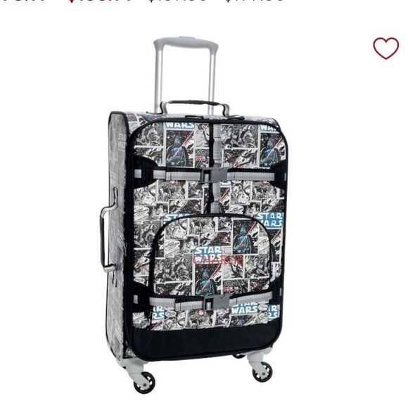 Pottery Barn Kids Other - NWT Pottery Barn Kids Mackenzie Star Wars™ Comics Glow-in-the-Dark Luggage